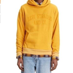 Levi Strauss and Co. Orange Pull over Sweater S/M/L NWT